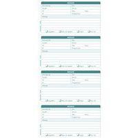 Lot de 5 Carnet broché - Messages téléphones - feuilles dupli autocopiantes - Image 2