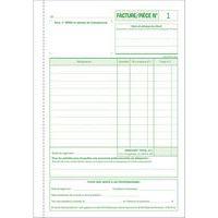 Lot de 5 Manifold Factures micro-entrepreneur 21x14,8cm - 50 feuillets dupli - Image 3