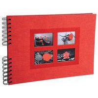Album photos à spirales 50 pges noires passion 32x22cm rouge - Image 4