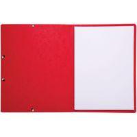 Lot de 50 chemises à élastique sans rabat carte lustrée 355gm² A4 rouge - Image 2