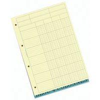 Lot de 5 Bloc de contrôle comptable - 4 colonnes - Image 2