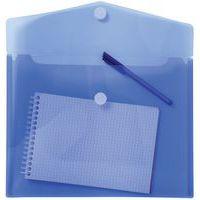 Lot de 10 Sachet de 5 pochettes-enveloppes polypropylène - A4 - Bleu - Image 2