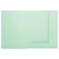 Lot de 5 paquets de 50 chemisess 2 rabats SUPER 210 - 24x32cm - vert - Image 2