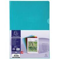 Lot de 10 Pochettes coin PVC lisse haute résistance 13/100e - A4 - Image 2