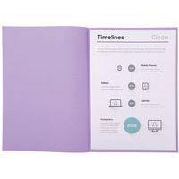 Lot de 10 paquets de 100 sous-chemisess SUPER 60 - 22x31cm lilas - Image 3