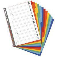 Lot de 25 Intercalaires carte lustrée 400g 12 positions - A4 - Image 3