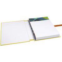 Lot de 10 chemises dos extensible avec rabat papier - 24x32cm jaune - Image 2