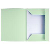 Paquet 50 chem.  imprim. 3 rab. super 210 couleur vert clair - Image 3