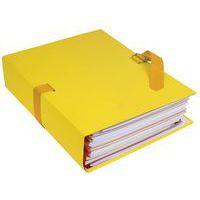Lot de 25 chem. dos extensible papier toilé 24x32cm filmée par 5 jaune - Image 2