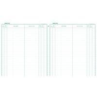 Registre 32x27cm Enregistrement du courrier 26 lignes 200 pages - Image 3