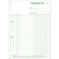 Lot de 5 Manifold Factures 29,7x21cm 50 feuillets tripli autocopiants - Image 4