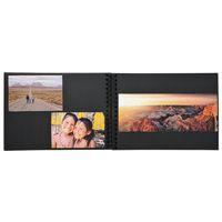 Album photos à spirales 50 pges noires passion 32x22cm rouge - Image 2