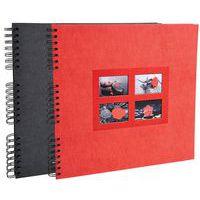 Album photos à spirales 60 pages noires passion 32x32cm noir - Image 3