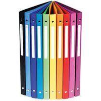 Lot de 20 Classeur 4 anneaux 15 mm polypropylène uni - A4 - Image 3