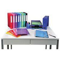 Lot de 25 chem. à élastiq 3 rab. cte lustr. 425gm² Iderama A4 Bleu - Image 4