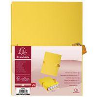 Lot de 25 chem. dos extensible papier toilé 24x32cm filmée par 5 jaune - Image 3