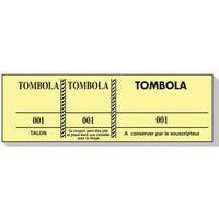 Lot de 100 Bloc tombola 100 feuillets numérotés de 3 volets - Image 2
