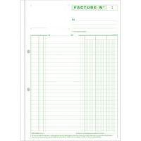 Lot de 5 Manifold Factures 29,7x21cm 50 feuillets dupli autocopiants - Image 5