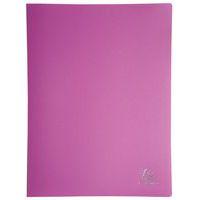 Lot de 10 Protège-doc. PP opaq. poch. cristal 100 vues A4 col. assort - Image 3