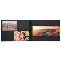 Album photos à spirales 50 pages noires passion 32x22cm noir - Image 4