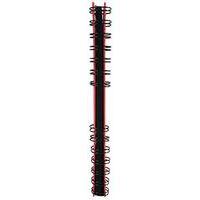 Album photos à spirales 50 pges noires passion 32x22cm rouge - Image 3