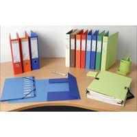 Lot de 10 Classeur rembordé papier 4 anneaux 30mm Forever - A4 - Rouge - Image 3