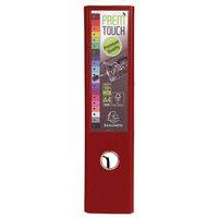 Lot de 10 Classeur à levier Prem'Touch - Dos 80mm - A4 Bordeaux - Image 3