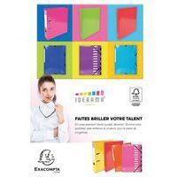 Lot de 25 chem. à élastiq 3 rab. cte lustr. 425gm² Iderama A4 rge - Image 2