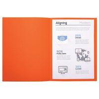 Lot de 10 paquets de 50 chem. Forever 170 100% recyclé 24x32cm orange - Image 3