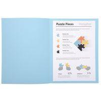 Lot de 5 paquets 100 chemisess SUPER 210 - 24x32cm - bleu clair - Image 4