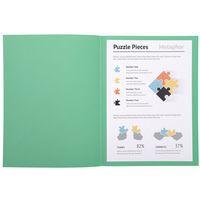 Lot de 5 paquets 100 chemisess SUPER 210 - 24x32cm - vert vif - Image 2