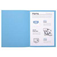 Lot de 5 paquets 100 chem. Forever 170 100% recyclé 24x32cm bleu vif - Image 2