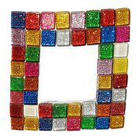 Pot de 500g de mosaïque carrée pailletée 10 x 10 mm - Image 2