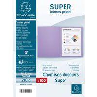 Lot de 5 paquets 100 chemisess SUPER 210 - 24x32cm - gris - Image 2