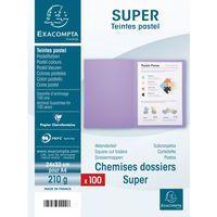 Lot de 5 paquets 100 chemisess SUPER 210 - 24x32cm - vert vif - Image 3
