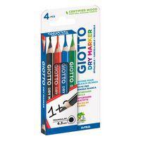 Etui 4 crayons Giotto Dry Marker couleurs assorties - Image 2