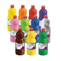 Flacon 1 litre gouache liquide avec bouchon doseur - Giotto - Image principale