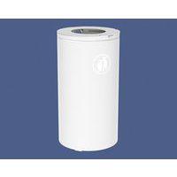 Poubelle Olbia 80 L avec seau - galva blanc 9010 - Image principale