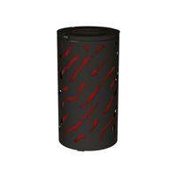 Poubelle Venise 80 L avec seau galva peint - Procity - Image principale