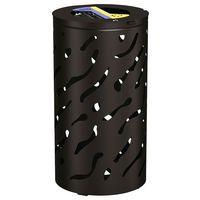 Poubelle Venise ronde Tri sélectif 2 x 60 L - galva - Procity - Image 4