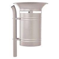 Poubelle Vanoise 40 L sur poteau avec seau - Procity - Image 2