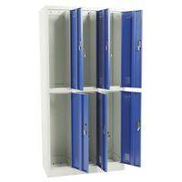 Vestiaire 6 casiers bleu, à monter - Image 2