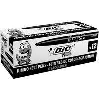 Feutre grosse pointe Visacolor Bic (Boîte de 12) - noir - Image principale