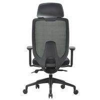 Siège de bureau noir Dounat - Manutan - Image 4