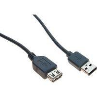 Rallonge USB 2.0 type A et B avec ferrites noire - 1,0 m - Image principale