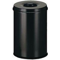 Poubelle antifeu Manutan - 20 L à 110 L - Noir ou Gris - Manutan Expert - Image 2