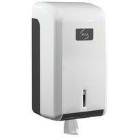 Distributeur essuie-mains à dévidage central Cleanline mini blanc - JVD - Image principale