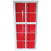 Armoire visitable Omega sans pieds 2 colonnes - Manutan Expert - Image principale
