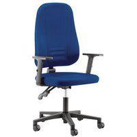 Siège de bureau Strike avec accoudoirs - Bleu - Linea - Image principale