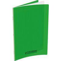 Cahier polypropylène 90g 60 pages seyes 17x22 cm  -  vert - Image principale
